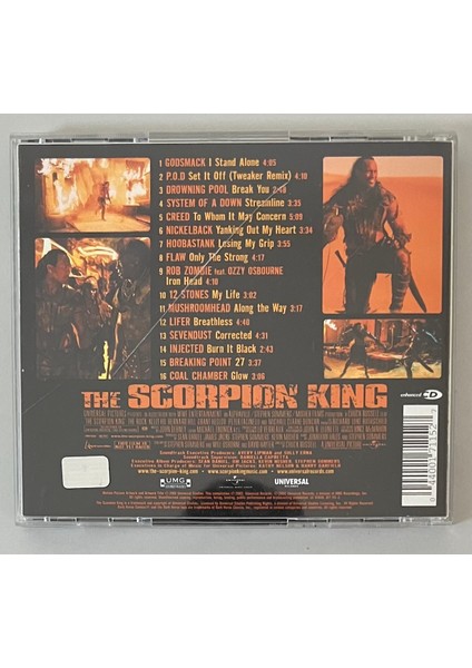 The Scorpion King (Music From And Inspired By The Motion Picture) CD (Orjinal Dönem Baskı)