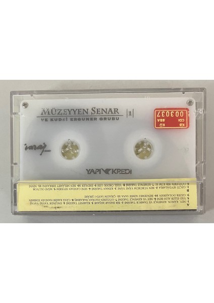 Müzeyyen Senar ve Kudsi Erguner Grubu Kaset (Orjinal Dönem Baskı)