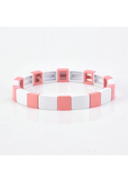 18CM Ayarlanabilir Stil HDB006-10 Ksra Yeni Trendy Bilezikler Erkekler Çini Boncuk Bilezik El Yapımı Takı Kadınlar Kadın Hediye Için Son Moda Bileklik Zebra Çizgili (Yurt Dışından)