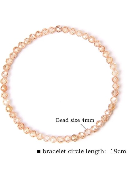 Kırmızı Kuvars 4mm Faceted Doğal Taş Zirkon Boncuk Bilezik Parlak Küçük Turmalin Ametist Kuvars Boncuk Bilezik Kadınlar Için Yoga Takı Erkekler (Yurt Dışından) modelleri