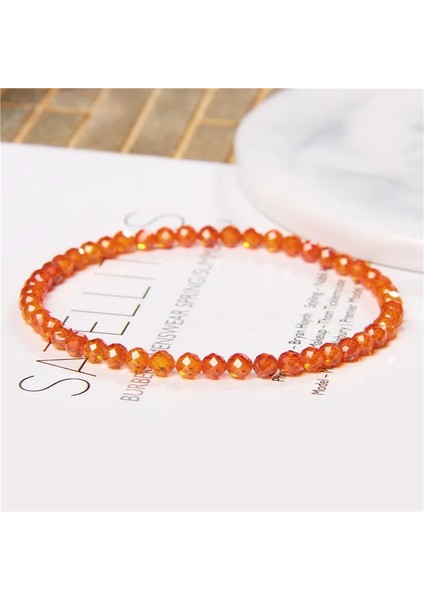 Kırmızı Kuvars 4mm Faceted Doğal Taş Zirkon Boncuk Bilezik Parlak Küçük Turmalin Ametist Kuvars Boncuk Bilezik Kadınlar Için Yoga Takı Erkekler (Yurt Dışından) indirimleri