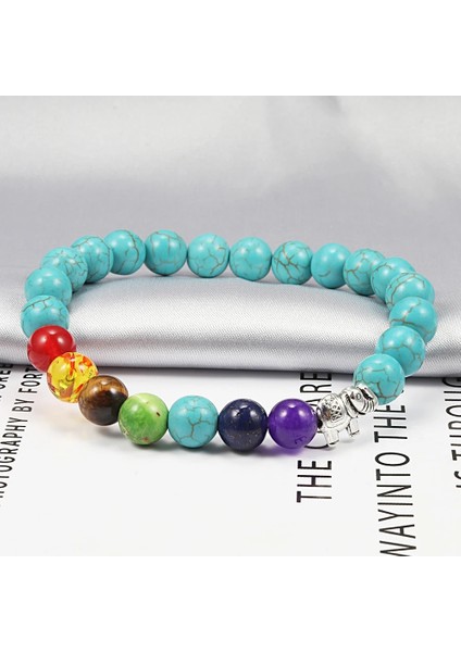 Tahta Boncuklar Doğal Taş Boncuk Bilezik Claakra Erkekler Siyah Lava Şifa Denge Fil Çekicilik Bilezik Kadınlar Için Bilezik Takı (Yurt Dışından) indirimleri