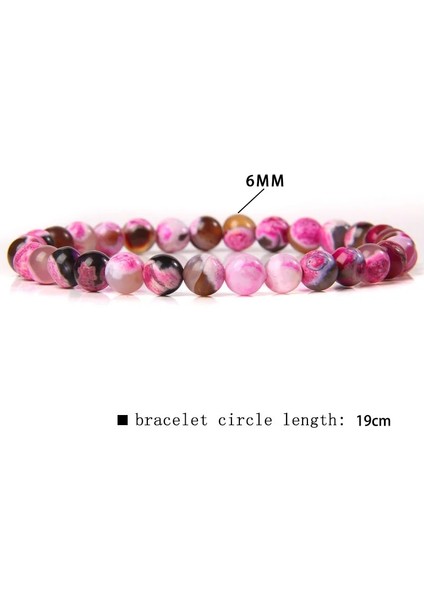 19CM Tarzı Pas Kırmızısı 6mm Mor Doğal Ametistler Kaplan Gözü Aagtes Taş Boncuk Bilezik El Yapımı Yoga Enerji Takı Kadın Erkek Hediyeler Için (Yurt Dışından) fırsatları