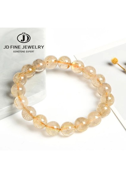 8mm Tarzı Buz Altın Rutilated Jd Altın Rutilated Kuvars Bilezikler Kadınlar Için Doğal Taş Boncuk Unisex Bilezik Takı Erkekler Bilezik Bilezik Dekorasyon (Yurt Dışından) fiyatları