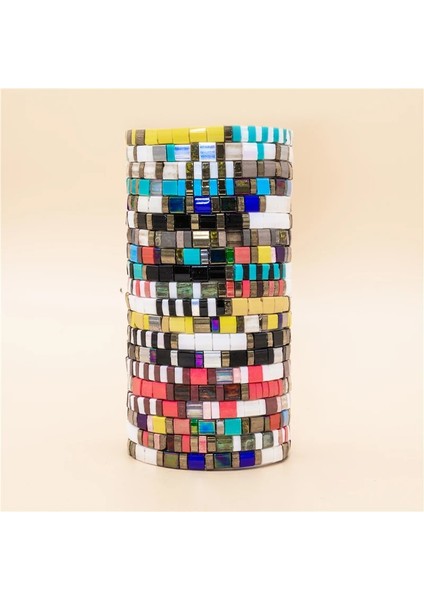BCCY0172-13 Luokey Moda Boho Bilezik Kadınlar Için Japonya Miyuki Tila Boncuk Bilezik Arkadaşlar Charm Bilezik Takı Pulseras Mujer Hediye (Yurt Dışından) indirimleri