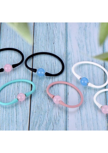 Koyu Mavi Kaplan Gözü Pipitree Moda Doğal Taş Silikon Bilezik Takı Unisex Kaplan Gözü Lava Çift Bilezikler Kadın Erkek Pulsera Mujer (Yurt Dışından)