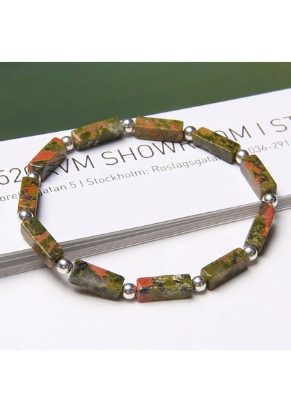 23CM Tarzı Kaplan Gözü Kare Tüp Doğal Mavi Lapis Lazuli Taş Boncuk Bilezik Minik Yuvarlak Gümüş Renk Top Charm Bilezik Kadın Erkek Enerji Takı (Yurt Dışından) fırsatları