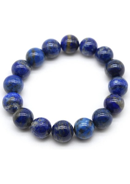 12 mm Tarzı Lapais Yüksek Li Lapis Lazuli Bilezikler Elastik Enerji Pulsera Homme Takı Doğal Taş Boncuk Bilezikler Kadın Erkek Modası (Yurt Dışından) fiyatları