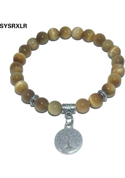 Altın Kaplan Gözü Doğal Taş Hayat Ağacı Boncuk Akik Lapis Lazuli Kaplan Gözü Turkuaz Bilezik Kadın Erkek Yoga Bileklik Femme Dostluk (Yurt Dışından) fırsatları