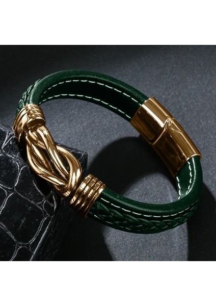 Iç Çevre 210MM Stili SJ119R Mozo Moda Yeni Klasik Erkek Bilezik Deri Paslanmaz Çelik Charm Yüksek Li Kadın Punk Çok Renkli Takı Hediyeler 074 (Yurt Dışından) fırsatları