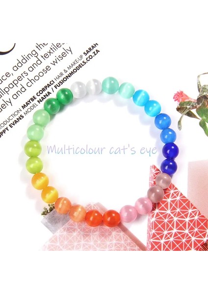 23CM Tarzı Tip 14 8mm Kedi Gözü Taş Boncuk Bilezik Moda Doğal Taş Sevimli Pembe Kromatik Boncuk Bilezik Bileklik Kadınlar Için Takı Hediyeler Pulseira (Yurt Dışından) indirimleri