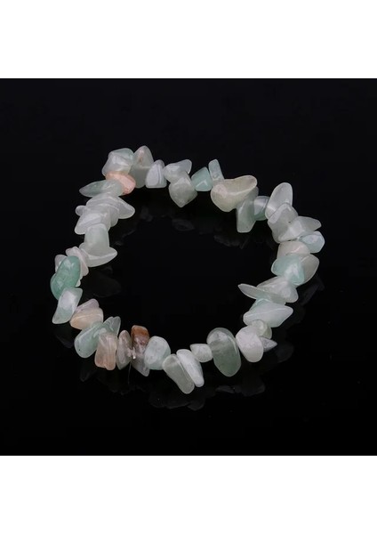 19CM Tarzı Yeşil Aventurin 2 Adet Doğal Taş Sıcak Satış 100% Doğal Ametist Bilezik Charms Elastik Halat Bilezikler Kız Arkadaş Için Hediye (Yurt Dışından)