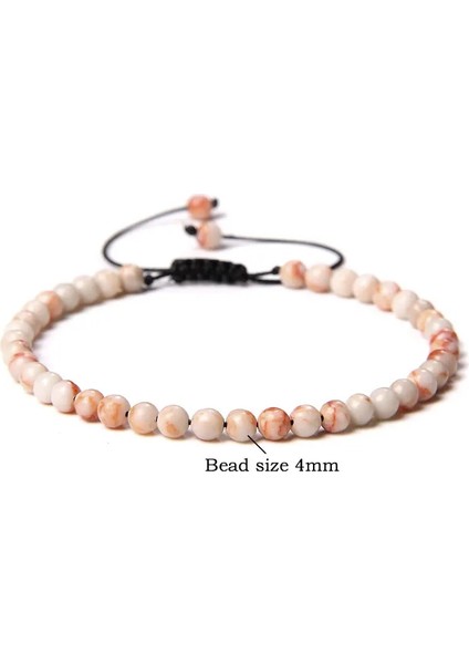 Labradorit 4mm Doğal Taş Boncuk Örgülü Bilezik Kadın Erkek Moda Kuvars Kristal Boncuklu Yoga Çakra Enerji Bilezik Takı Hediyeler (Yurt Dışından) modelleri