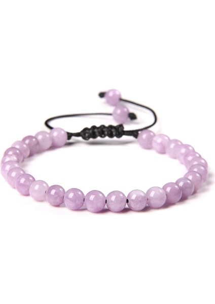 No.29 Kalsedon Macaron Şeker Renk 6mm Pembe Mavi Sarı Turuncu Kırmızı Doğal Taş Kuvars Kristal Boncuk Bilezik Takı Kadın Erkek (Yurt Dışından)