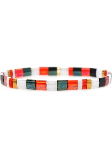 BCCY0172-16 Luokey Moda Boho Bilezik Kadınlar Için Japonya Miyuki Tila Boncuk Bilezik Arkadaşlar Charm Bilezik Takı Pulseras Mujer Hediye (Yurt Dışından)