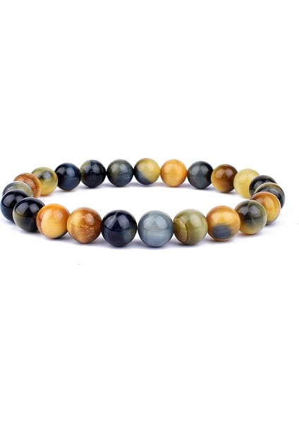 10MM Boncuk Stili Rüya Yüksek Li Renkli Kaplan Gözü Buda Bilezikler Kadınlar Için Doğal Taş Boncuk Şifa Bilezik Erkekler Moda Takı Hediye Pulsera (Yurt Dışından)