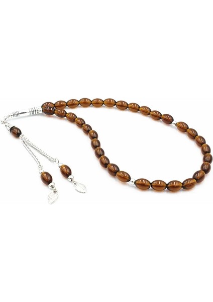 Kahverengi 6mm Müslüman Tespih Islam Moda Kristal Cam Tesbihler Tesbih Püskül Kolye 33 Boncuk Allah Muhammed Tespih Kadınlar Için Me (Yurt Dışından)