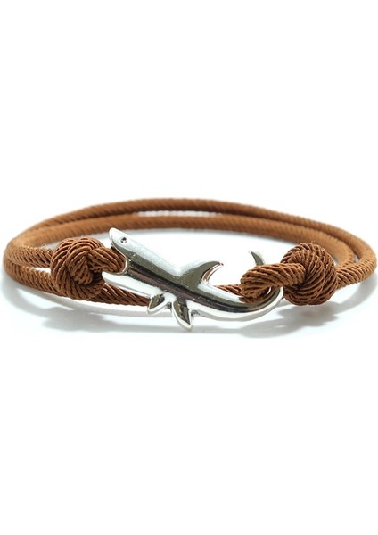 Yeşil Moda Ayarlanabilir Milan Iplik Bilezik Erkek Boyfriend Için Sevimli Köpekbalığı Braslet Çift Katmanlı Siyah Kırmızı Braclet Plaj Aksesuarları (Yurt Dışından) fırsatları