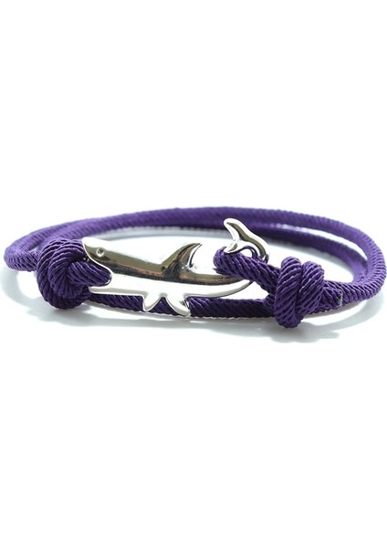 Yeşil Moda Ayarlanabilir Milan Iplik Bilezik Erkek Boyfriend Için Sevimli Köpekbalığı Braslet Çift Katmanlı Siyah Kırmızı Braclet Plaj Aksesuarları (Yurt Dışından) indirimleri