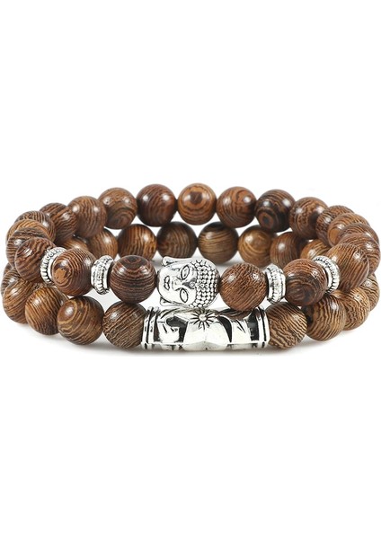 Siyah Yıpranmış Et Ahşap Boncuklu Buda Bilezik Erkekler Kadınlar Için Doğal Taş Bilezikler Budist Meditasyon Tespih Takı Hediye Pulseras (Yurt Dışından) fiyatları