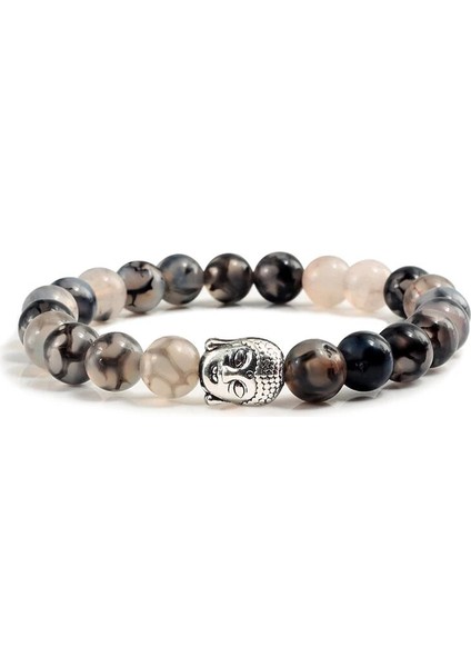 Sarı Charm Doğal Volkanik Taş Bilezikler Buda Başkanı Boncuklu Bilezik Erkekler Kadınlar Ayrışma Bilezik Çift Mesafe Takı (Yurt Dışından) indirimleri