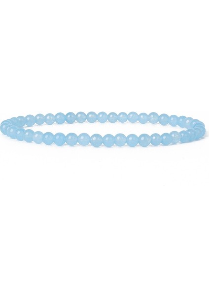 4MMBEADS-17CM Tarzı Akuamarin mm Mini Enerji Charm Bilezik Doğal Taş Boncuk Yoga Şifa Bilezik Takı Kadın Erkek Best Friend Hediyeler Için (Yurt Dışından)