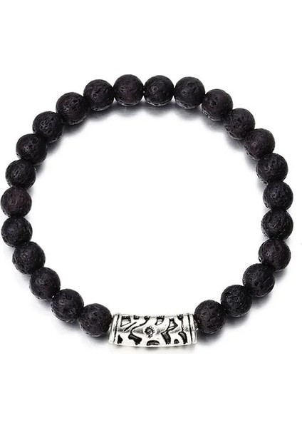 NS11 Selam Moda Akrilik Mesafe Bilezikler Kadın Erkek Klasik Siyah ve Beyaz Charm Boncuk Bilezik ve Bilezik Takı (Yurt Dışından)