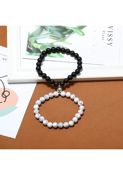 Imparatorluk Jasper Manyetik Cazibe Çiftler Bilezikler Charm Şifa Enerji Yoga Boncuk Bilezik Aşk 100 Dil Bilezik Kadın Erkek Takı Için (Yurt Dışından) modelleri