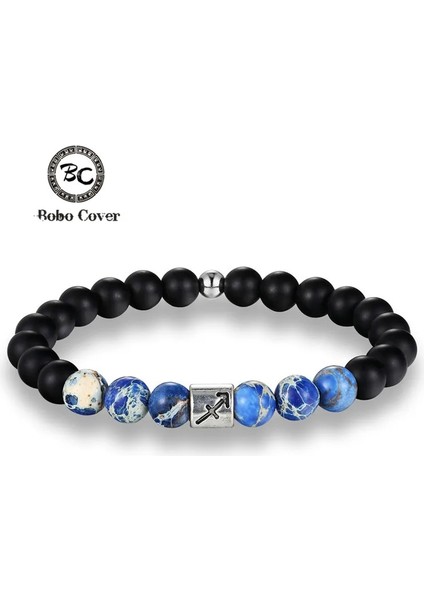 Aslan Yeni 12 Burç 8mm Mat Taş Mavi Boncuk Bilezikler Vintage Takımyıldızı Burç Strand Bilezikler Takı Kadınlar Için Hediyeler (Yurt Dışından) fiyatları