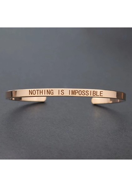 Yeşil Ejderha Ilham Verici Alıntılar Manşet Bilezik "endişelenme Mutlu Ol" Metal Oyma Bilezik Bileklik Moda Takı Arkadaşlar Için Hediyeler (Yurt Dışından)