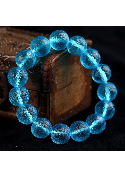 Mavi Kadınlar Için 8mm Doğal Göktaşı Bilezik Enerji Takı Peridot Erkekler Çek Moldavit Taş Streç Buda Bilezik Toplu (Yurt Dışından)