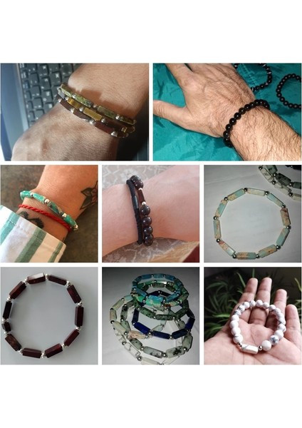 23CM Tarzı Rodokrozit Doğal Kantaşı Boncuk Bilezik Yuvarlak 8mm Enerji Kaplan Gözü Taş Boncuklu Charm Bilezik Kadın Erkek Yoga Takı Için (Yurt Dışından) modelleri