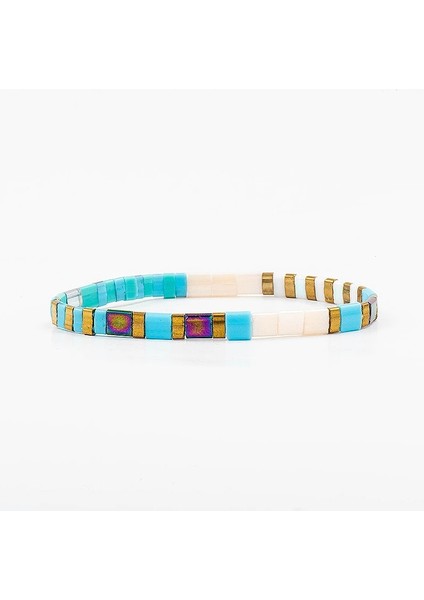 BCCY0172-5 Luokey Moda Boho Bilezik Kadınlar Için Japonya Miyuki Tila Boncuk Bilezik Arkadaşlar Charm Bilezik Takı Pulseras Mujer Hediye (Yurt Dışından)