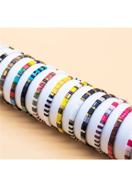 BCCY0172-5 Luokey Moda Boho Bilezik Kadınlar Için Japonya Miyuki Tila Boncuk Bilezik Arkadaşlar Charm Bilezik Takı Pulseras Mujer Hediye (Yurt Dışından) fiyatları