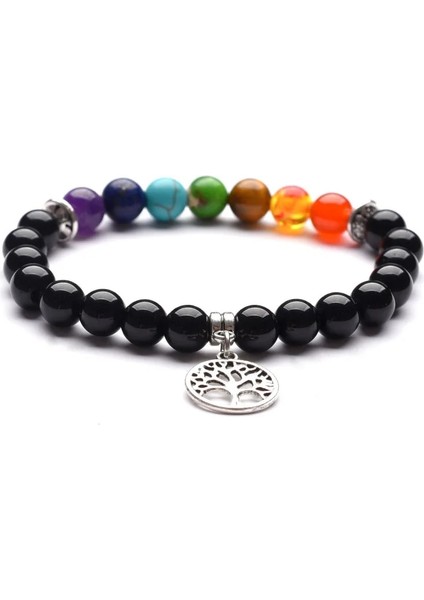 Güneş Sistemi Dıezı Erkekler Kadınlar 8mm Yoga 7 Çakra Boncuk Bilezik Budist Lotus Hayat Ağacı Strand Bilezikler Taş Takı (Yurt Dışından) fiyatları