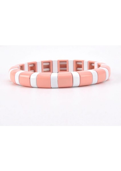 18CM Ayarlanabilir Stil HDB006-11 Ksra Yeni Trendy Bilezikler Erkekler Çini Boncuk Bilezik El Yapımı Takı Kadınlar Kadın Hediye Için Son Moda Bileklik Zebra Çizgili (Yurt Dışından)