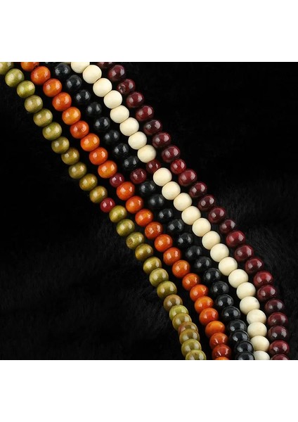 Kırmızı 2021 Yeni 6mm Doğal Sandal Ağacı Budist Buda Ahşap Namaz Boncuklu Düğüm Siyah Abanoz Unisex Erkekler Budizm Kadınlar Için Bilezikler (Yurt Dışından)