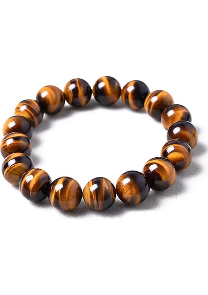 21CM Tarzı 6 mm Kaplan Gözü Moda Iger Göz Bilezikler Erkekler 5A Doğa Boncuk Kadınlar Için Bilezikler Doğal Taş Braslet Adam El Yapımı Takı Pulseras (Yurt Dışından) fiyatları