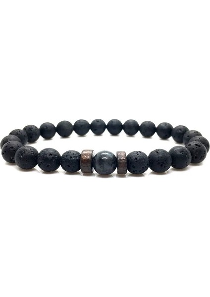 SPSL761-1 8mm Erkekler Bilezik Doğal Aytaşı Boncuk Tibet Buda Bilezik Çakra Lava Taş Difüzör Bilezik Erkekler Kadınlar Takı Hediye (Yurt Dışından)