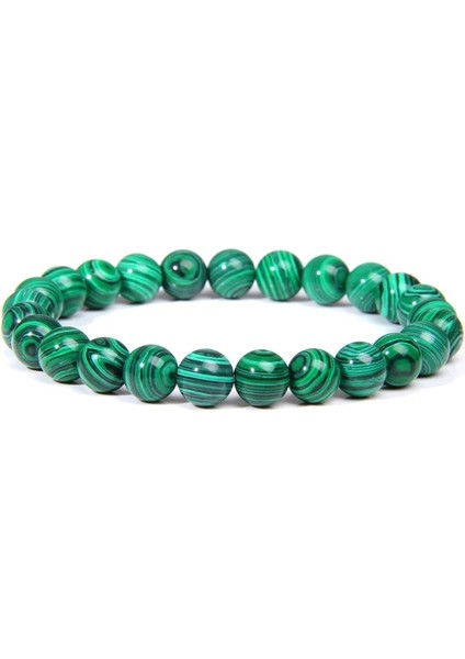17CM Tarzı Tip 3 4 Stilleri Doğal Malakit Taş Boncuk Bilezik 8mm Elastik Halat Boncuklu Bilezik Kadın Erkek Yoga Namaz Çakra Takı Hediyeler Için (Yurt Dışından) modelleri