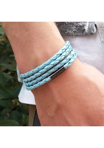 HJT19527 Yeni 32 Stil! Erkekler Charm Vintage Siyah Beyaz Bilezik Örgülü Bilezik Takı Için Son Popüler Deri Bilezik (Yurt Dışından)