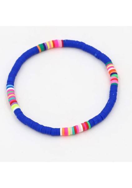 B569A Moda Basit Bilezik Boho Renkli Polimer Kil Dize Kadın Bilezikler Takı Hediyeler (Yurt Dışından) modelleri