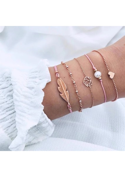 S111 Vkme Moda Gümüş Kaplama Charm Boncuk Bilezik Bayanlar Yeni Bohem Kabuk Dünya Haritası Bilezik Inci Moda Takı Bayanlar Hediye (Yurt Dışından)