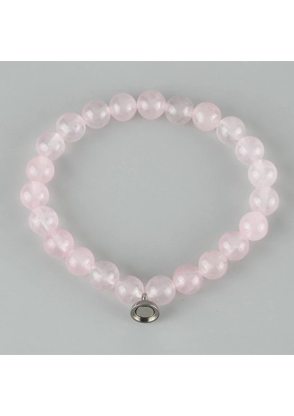 L 205MM 8 Inç Stili YC0004 Çift Bilezik Doğal Taş 8mm Mıknatıs Toka Sevgili En Iyi Arkadaş Erkek Bileklik Hediye Volkanik Kayalar Cazip Takı Bilezik (Yurt Dışından) fiyatları