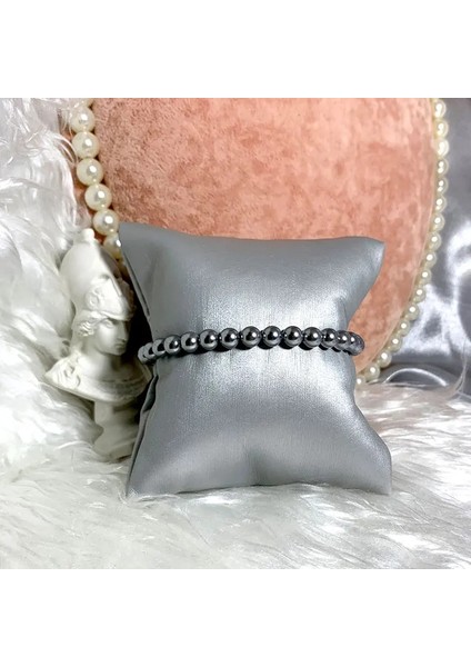 21CM Tarzı 10 mm Shenss Li Kabuk Inci Bileklik Lastikli Çeşitli Ebatlarda Kadın Bileklik Gri Renk (Yurt Dışından) fırsatları