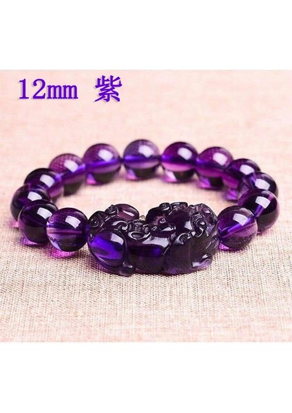 No.15 Boyutu Cesur Birlikler Boncuk Pıxıu Kadın Erkek Için Bilezik Obsidyen Taş Boncuk Bilezik Şanslı Cesur Servet Getirin Feng Shui Bilezikler Hediye (Yurt Dışından)