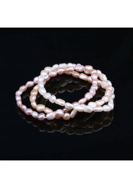 19CM Tarzı Doğal Pembe 100% Doğal Inci Bilezik Charms Elastik Halat Kız Arkadaşı Için Gerçek Inci Bilezikler Inci Boyutu (Yurt Dışından) fiyatları