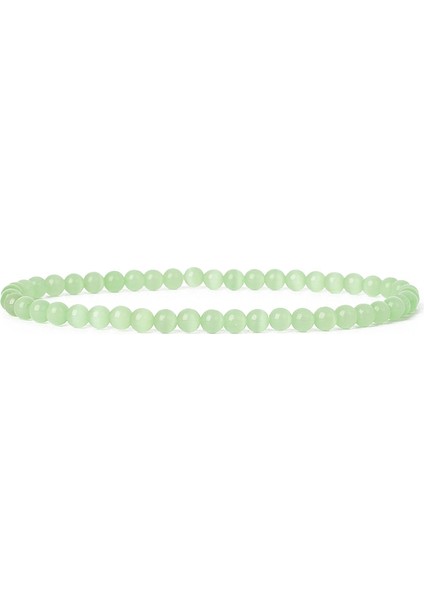 4MMBEADS-19CM Tarzı Kedi Gözü mm Mini Enerji Charm Bilezik Doğal Taş Boncuk Yoga Şifa Bilezik Takı Kadın Erkek Best Friend Hediyeler Için (Yurt Dışından)