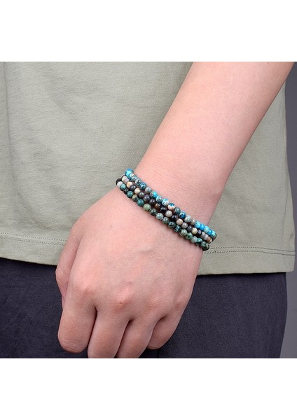 4MMBEADS-19CM Tarzı Kedi Gözü mm Mini Enerji Charm Bilezik Doğal Taş Boncuk Yoga Şifa Bilezik Takı Kadın Erkek Best Friend Hediyeler Için (Yurt Dışından) fiyatları