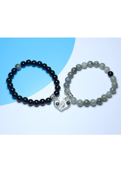 Aytaşı Manyetik Cazibe Çiftler Bilezikler Charm Şifa Enerji Yoga Boncuk Bilezik Aşk 100 Dil Bilezik Kadın Erkek Takı Için (Yurt Dışından)